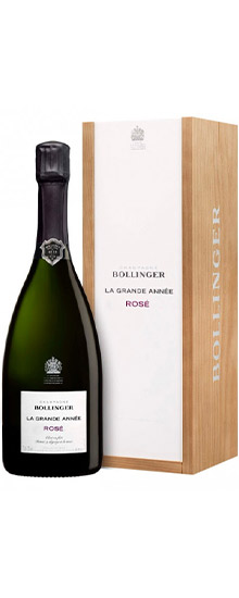 Bollinger La Grande Année Rosé fa díszdobozban