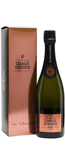 Charles Heidsieck Rosé Millesime díszdobozban